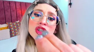Blonde Woman Masturbates And Climaxes