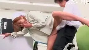 Hot Babe Banged Hard Against Photocopier by Massive Cock