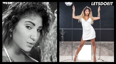 Tattooed Latina Venus Afrodita takes massive BBC deep during intense casting session