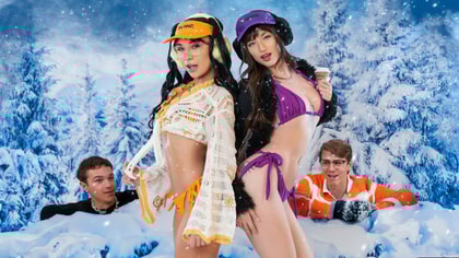 Bikini Baristas Banged By Their Blue-Balled Stepbrothers