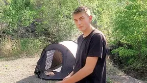 Under the Stars: Horny Hiker Gets Pounded by Massive Tent Dick – XXX Gay