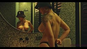 Tattooed Asian OLDER WOMAN dominates submissive girls