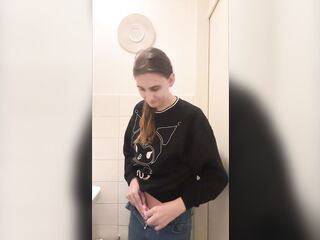 sissy gal gets her chastity keys flushed away leaving her desperately caged jessiesissyadventures