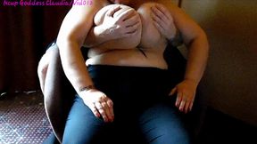 Massive Ncup boobs feelup!