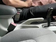 Teenager Jerks Off in his Car, Couldn’t Wait to Cum