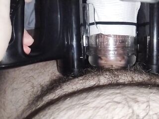 Hands-free peek under the covers (Fleshlight Quickshot Launch!)