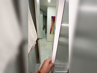 My fresh tenant watches me masturbate and makes me cheat