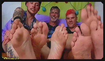 JC Dickerson, Leo Blue, and Richard Lennox Foot Worship: Toe-Tally Humiliated Gay Porn