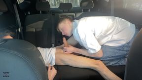 matty and aiden: hot twink blowjob in the car