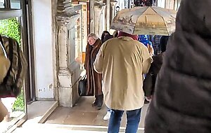 Public Blowjob in Venice Streets - First Date Quickie