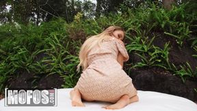 MOFOS - Scarlet Chase Turns Up The Heat, Stripping And Experimenting With A Dildo In Her Ass