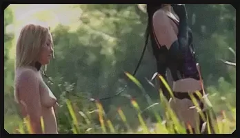 Blonde Submissive Gina Valentina Satisfies Mistress Abbie Cat