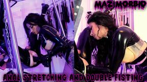 Anal Stretching and Double **** ft Mistress Goddess Tangent