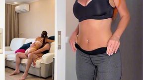 Ginger stepmom got covered in cum after fucking him