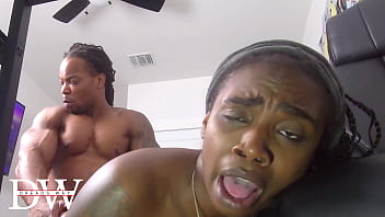 Office Backshots With Ebony Goddess Mistress Lyric Sky