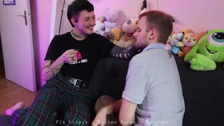 He cheats on her with a trans guy and ends up fucking in threesome! Maxime Horns Pix Utopix Noochka