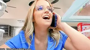 Abigail Mac And Britney Madison - Busy Wife With Suspended Breasts Has Time For Quick Sex 3