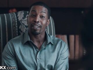 DarkX - Wife Takes BBC double penetration From Sex Therapist & Spouse