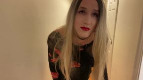 Sexy Blonde Crossdresser