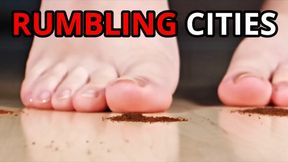 My GIANT STEPS make the GROUND QUAKE and CITIES RUMBLE - Cities get turned to Dust beneath my Feet [1080p]