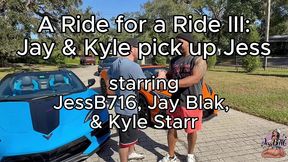 a ride for a ride ii: kyle star and jay blak pick up jessb