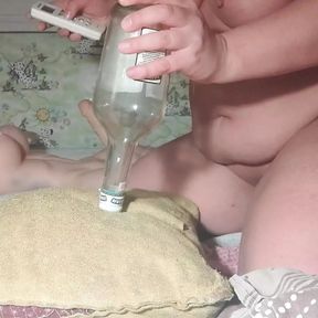 Tranny doll masturbate and fuck