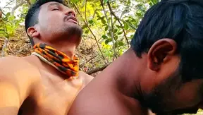 Village Boy's Steamy Jungle Encounter, Young And Wild In The Forest Sunlight