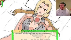 Tsunade Takes Charge in Wild Lesbian Threesome – Creampie Explosion