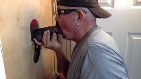 Construction Stud Gloryhole Blowjob