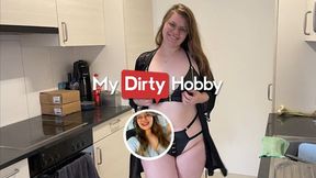 MyDirtyHobby - Her seductive blonde bombshell in a black jumpsuit did it all, from explicit content to seduction in an exciting POV.