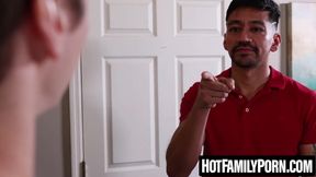 HotFamilyPorn.com - Stepdad Ant Vega and stepson Sage Roux crave tantric massage