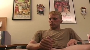 Active Duty: Blond Military Man's Dirty Discovery