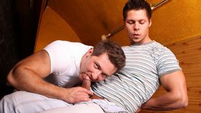 Beefy Dudes Angelo & Nicolas Fuck Hot in Public