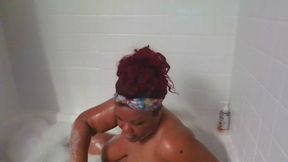 Take a bubble bath with me
