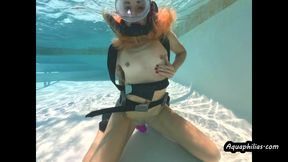 Aquaphilias- Mya- Double Hose SCUBA Orgasm