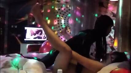 Asian t girls threesome party 2 t girls fucking a faggo
