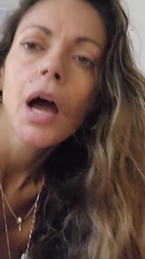 I took a shower and planned to get dressed but instead I got fucked in the ass   Clip 1