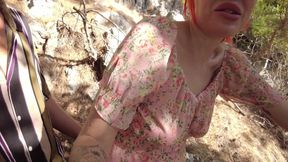 Pretty Blonde Girlfriend Fucked Next to the Beach