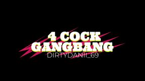 4 COCK GANGBANG