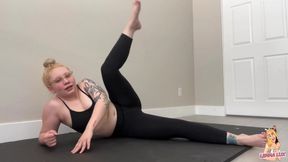 Stretching in My Tight Legging