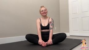 Stretching in My Tight Legging