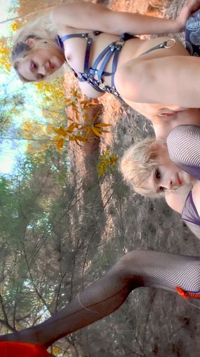 Public Pissing on Sissy Slut