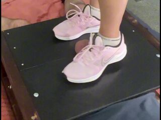 CBT in my pink Nike trainers.