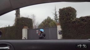 MOFOS - Low Battery Scooter Prompts Megan Fiore To Suck Jordi's Big Cock In Exchange for a Ride Home