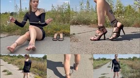 Walking and running in shackles (custom video)