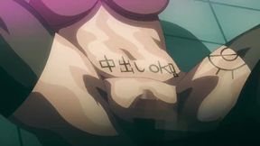 Two busty anime beauties get gangbanged and covered in cum