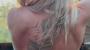 Head in the hot tub - best wife ever