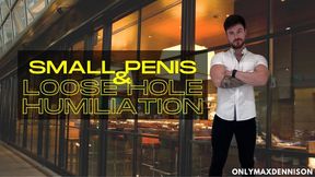 small penis and loose hole humiliation