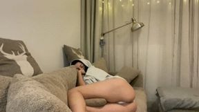 Tired SunnyBunny and her sexy ass, white panties - REAL FARTS wmv