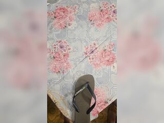Cumming over my flip flops